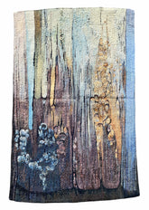 Vintage Polish Folk Art Tapestry