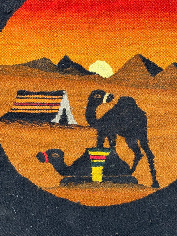 VINTAGE EGYPTIAN TAPESTRY