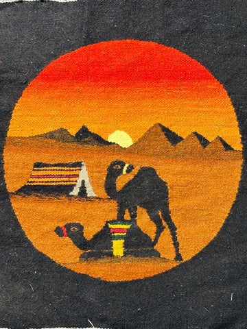 VINTAGE EGYPTIAN TAPESTRY