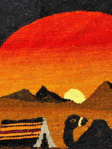 VINTAGE EGYPTIAN TAPESTRY