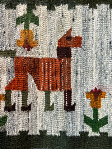 Vintage Polish Tapestry Kilim