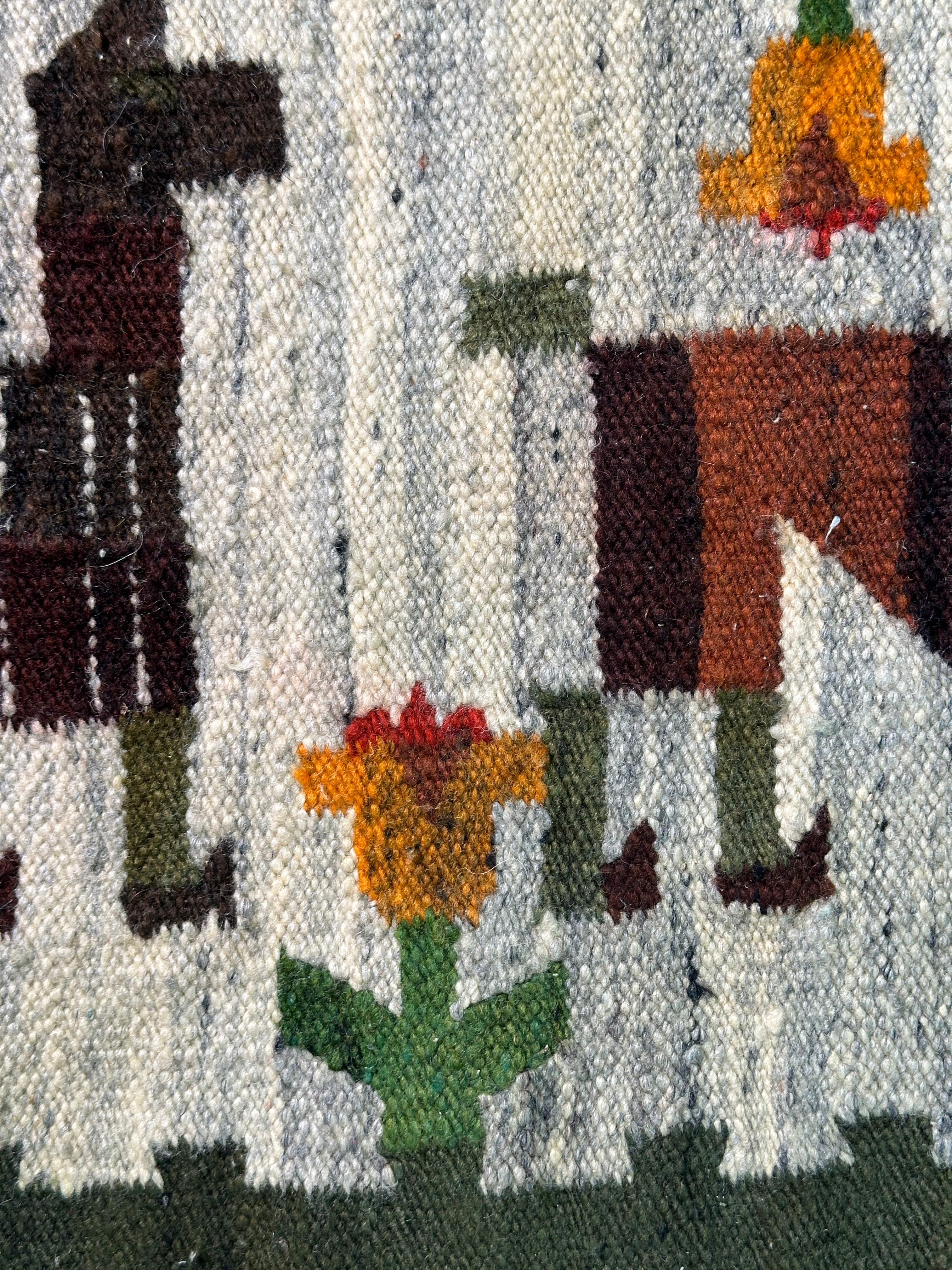 Vintage Polish Tapestry Kilim